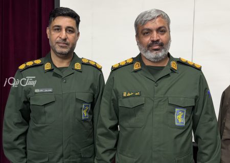مراسم تکریم و معارفه فرمانده ناحیه مقاومت بسیج سپاه بستک
