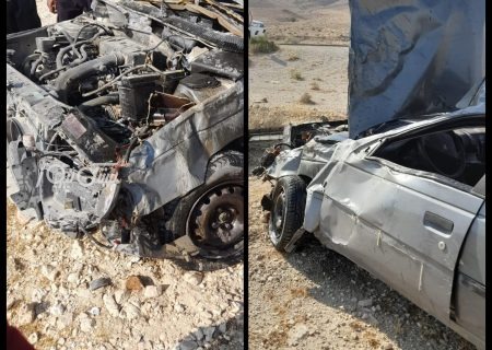 جان باختن جوان ۲۲ ساله از اهالی دهتل بر اثر واژگونی خودرو در محور بستک–لار
