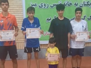 نفرات برتر مسابقات تنیس روی میز نوجوانان شهرستان بستک معرفی شدند
